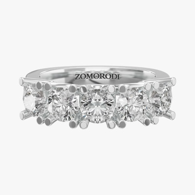0.40-Carat Five-Stone Wedding Ring